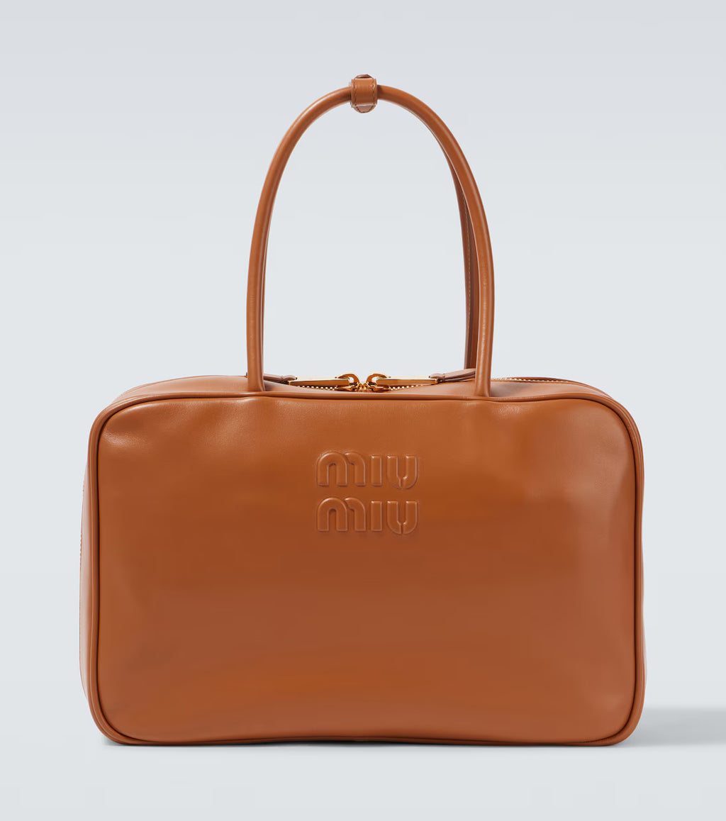 Miu Miu Beau Large leather tote bag