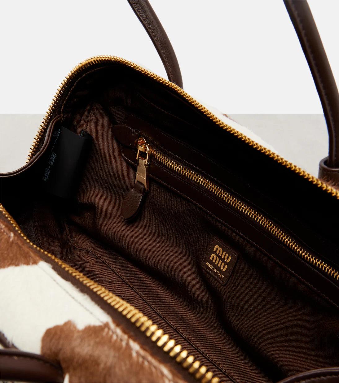 Miu Miu Beau Medium calf hair shoulder bag