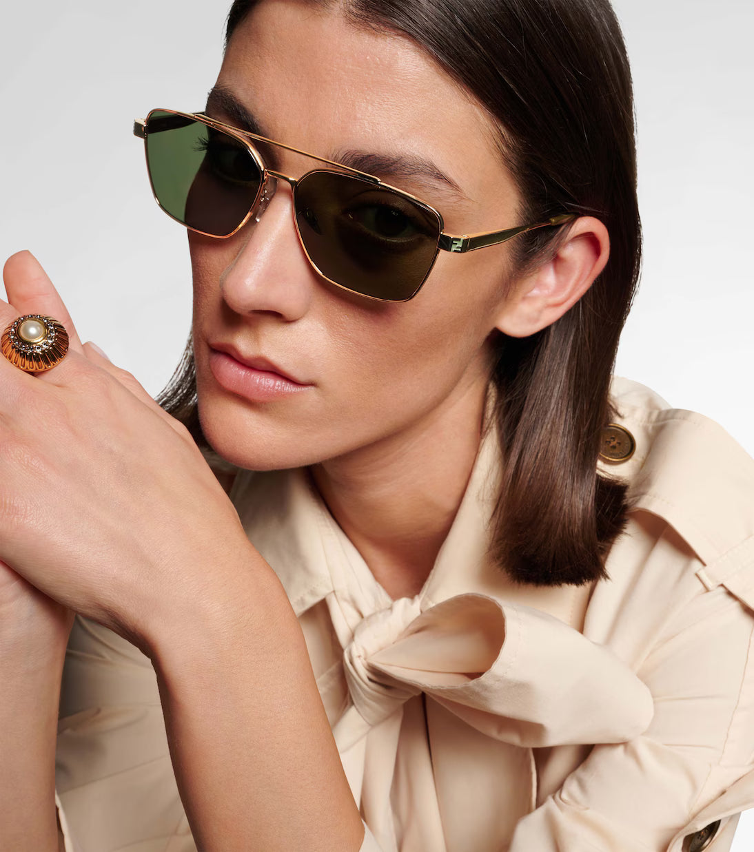 Fendi Fendi Sky navigator sunglasses