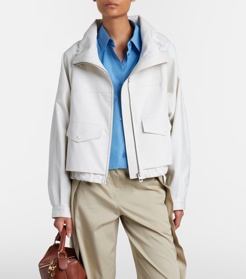 Loewe Cotton and silk gabardine jacket
