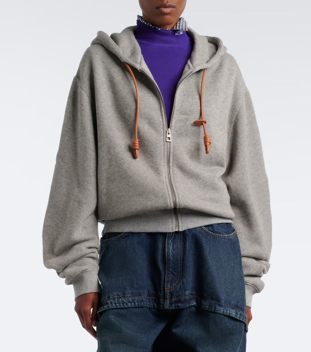 Loewe Flamenco cotton and cashmere hoodie