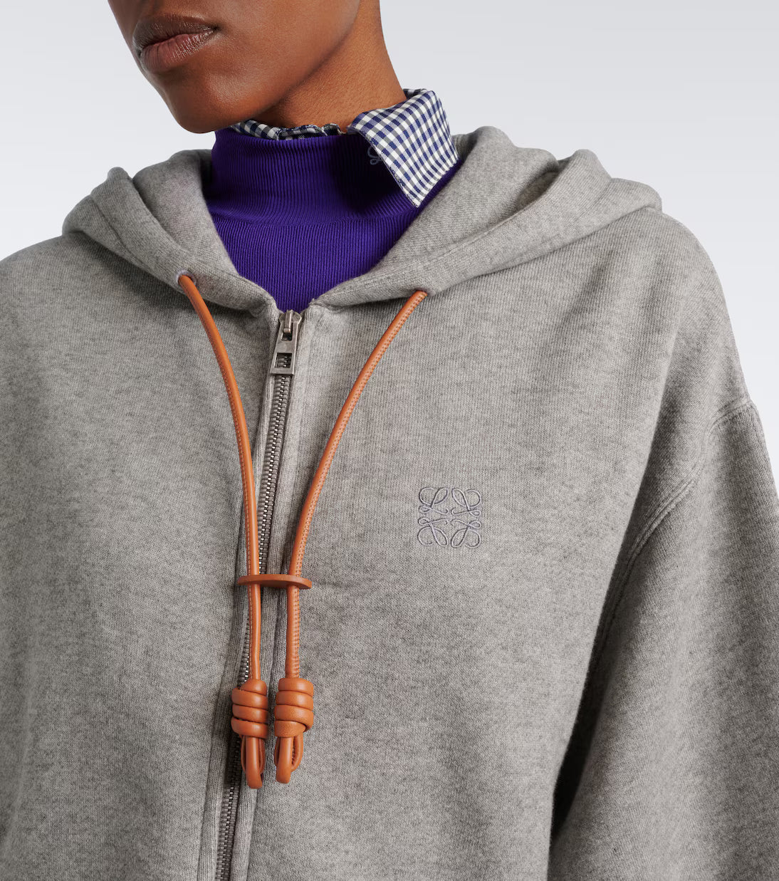 Loewe Flamenco cotton and cashmere hoodie