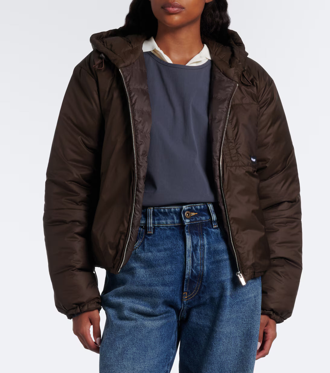 Miu Miu Hooded puffer jacket