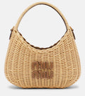 Miu Miu Wander wicker top-handle bag