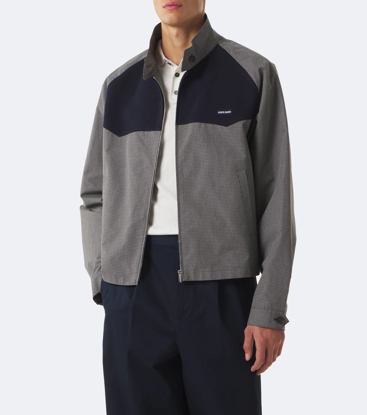 Miu Miu Gingham cotton jacket