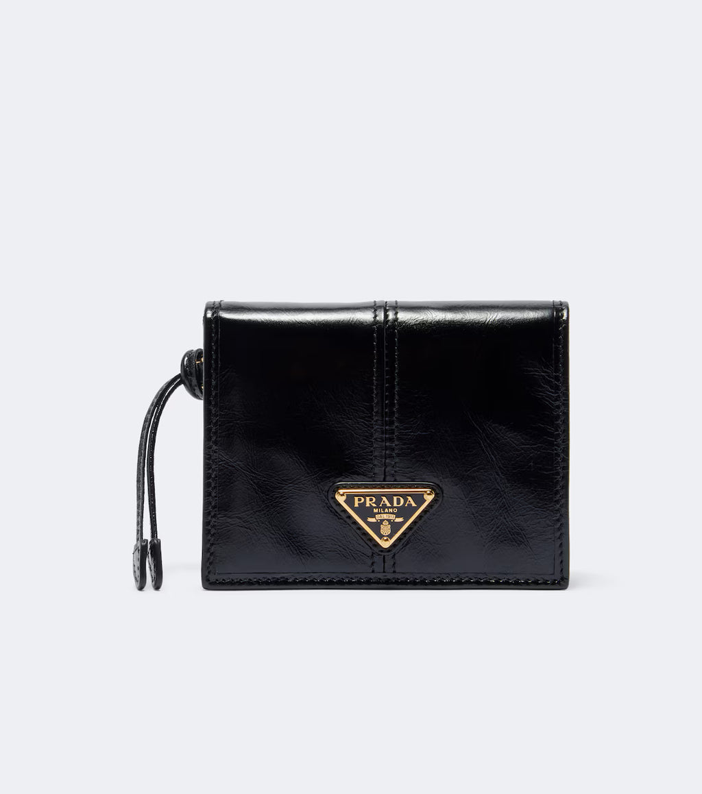 Prada Logo leather wallet