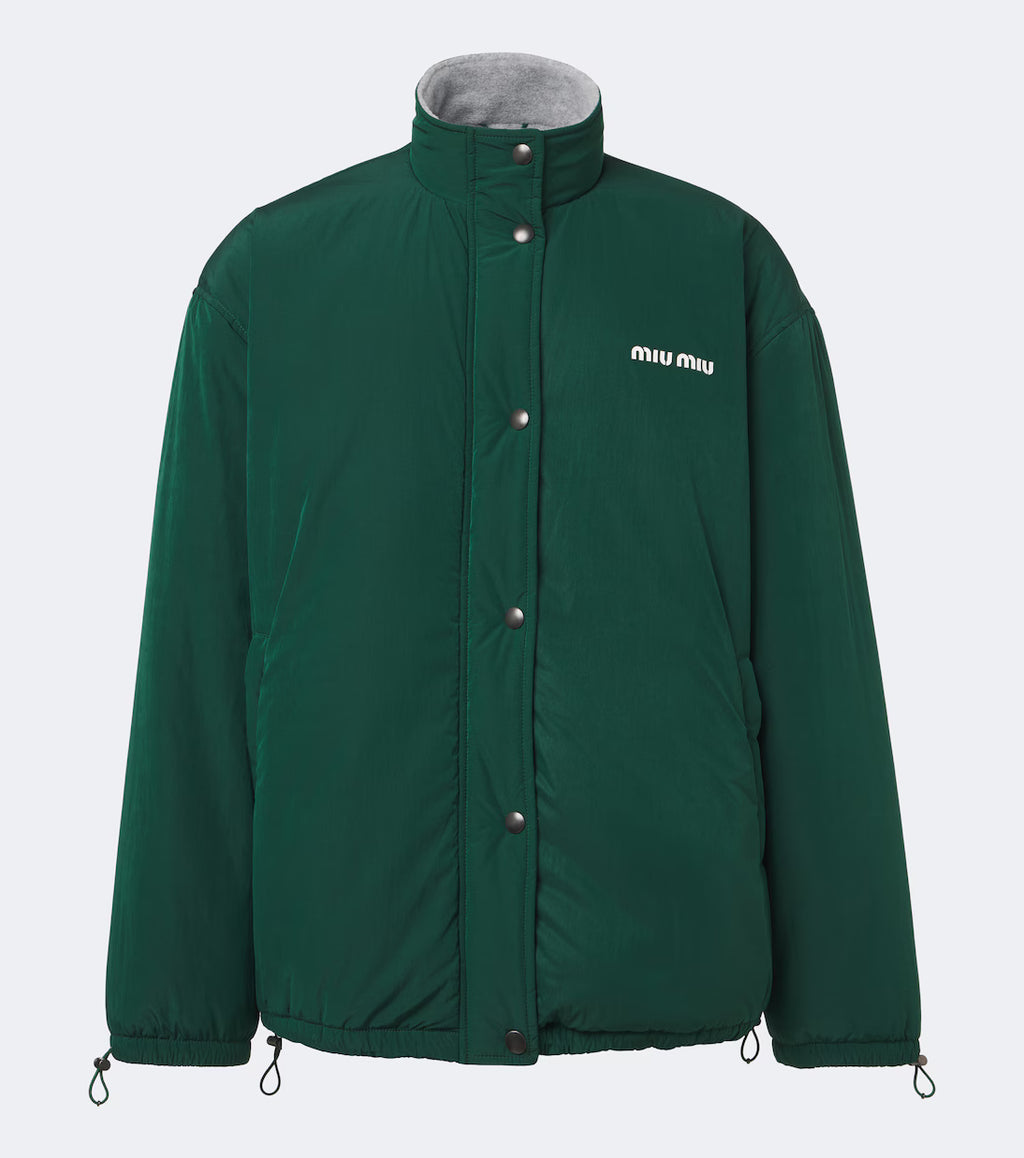 Miu Miu Logo technical jacket