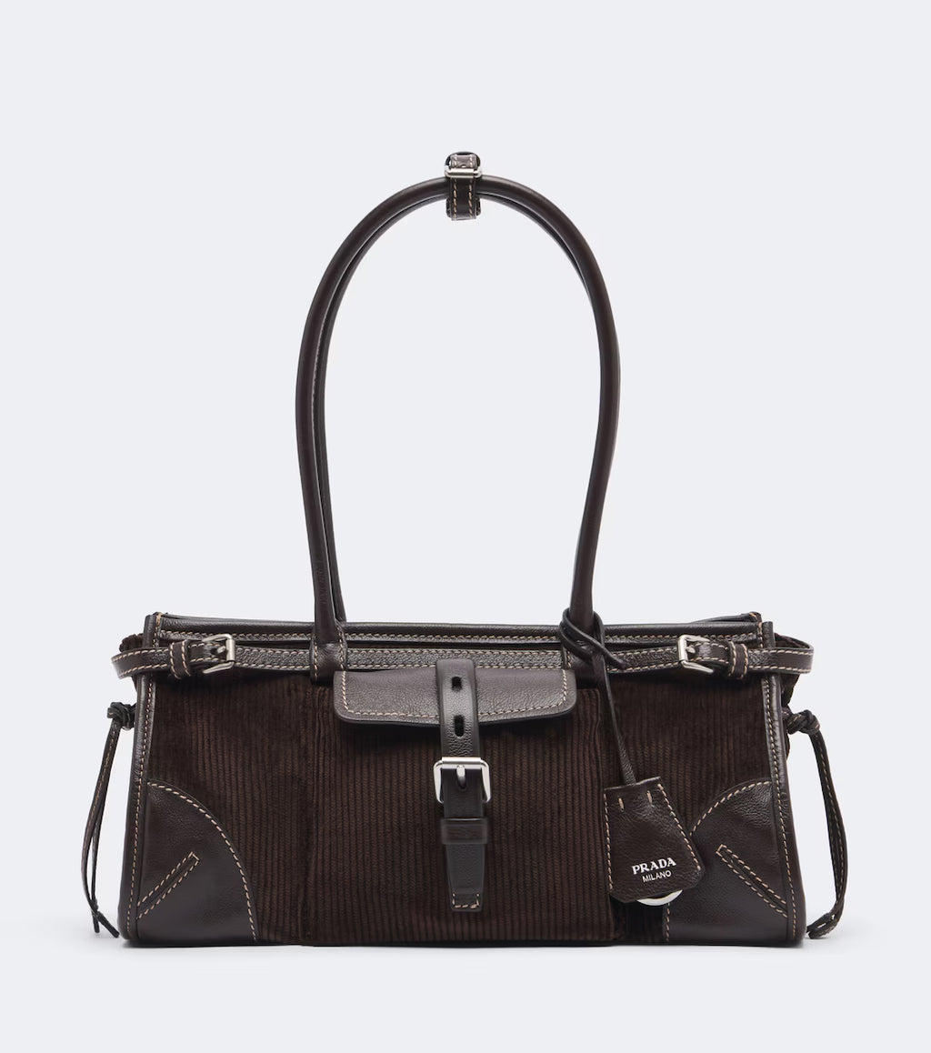 Prada Prada Bonnie Medium corduroy shoulder bag