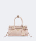 Prada Prada Bonnie Mini suede top-handle bag