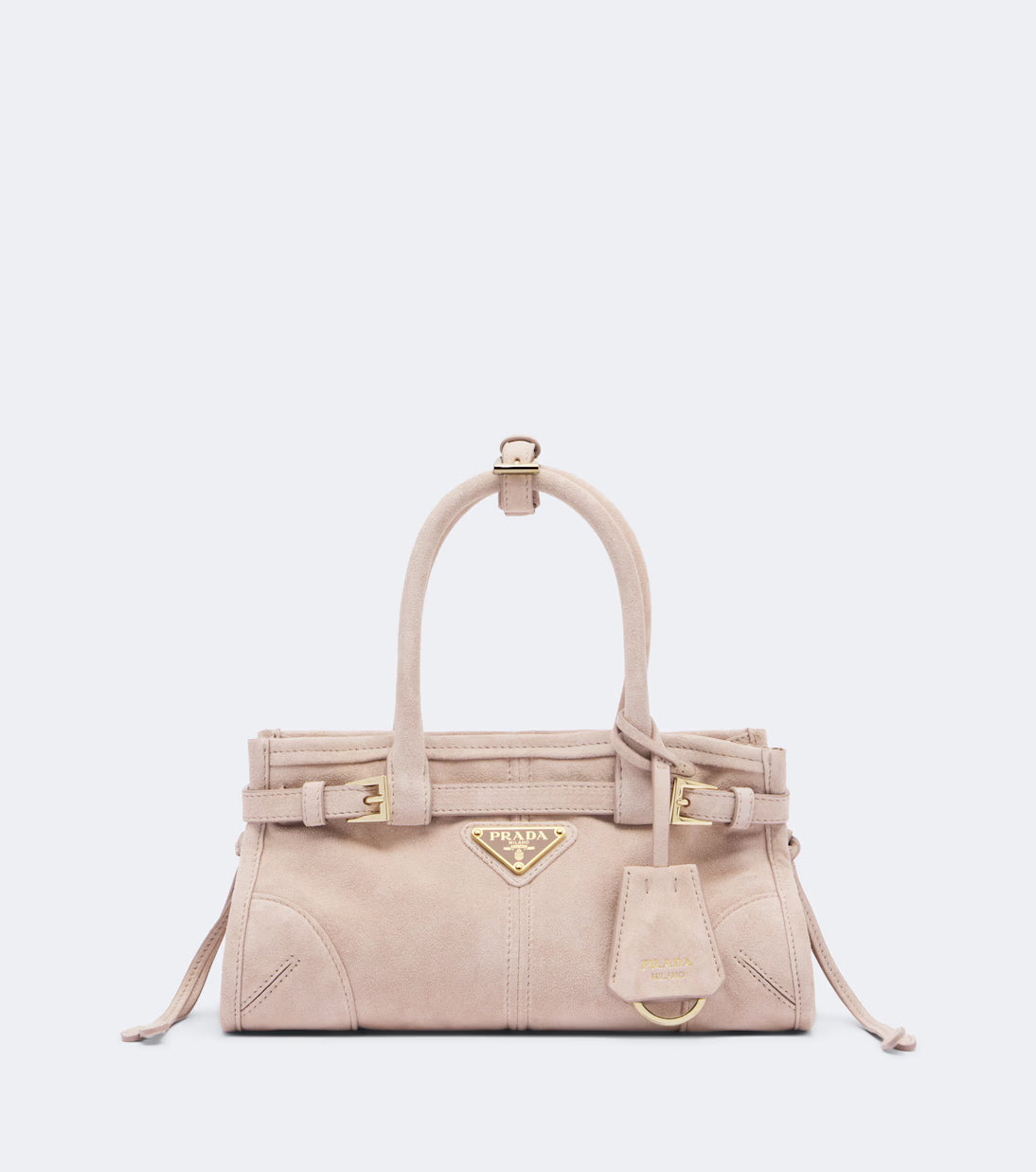 Prada Prada Bonnie Mini suede top-handle bag