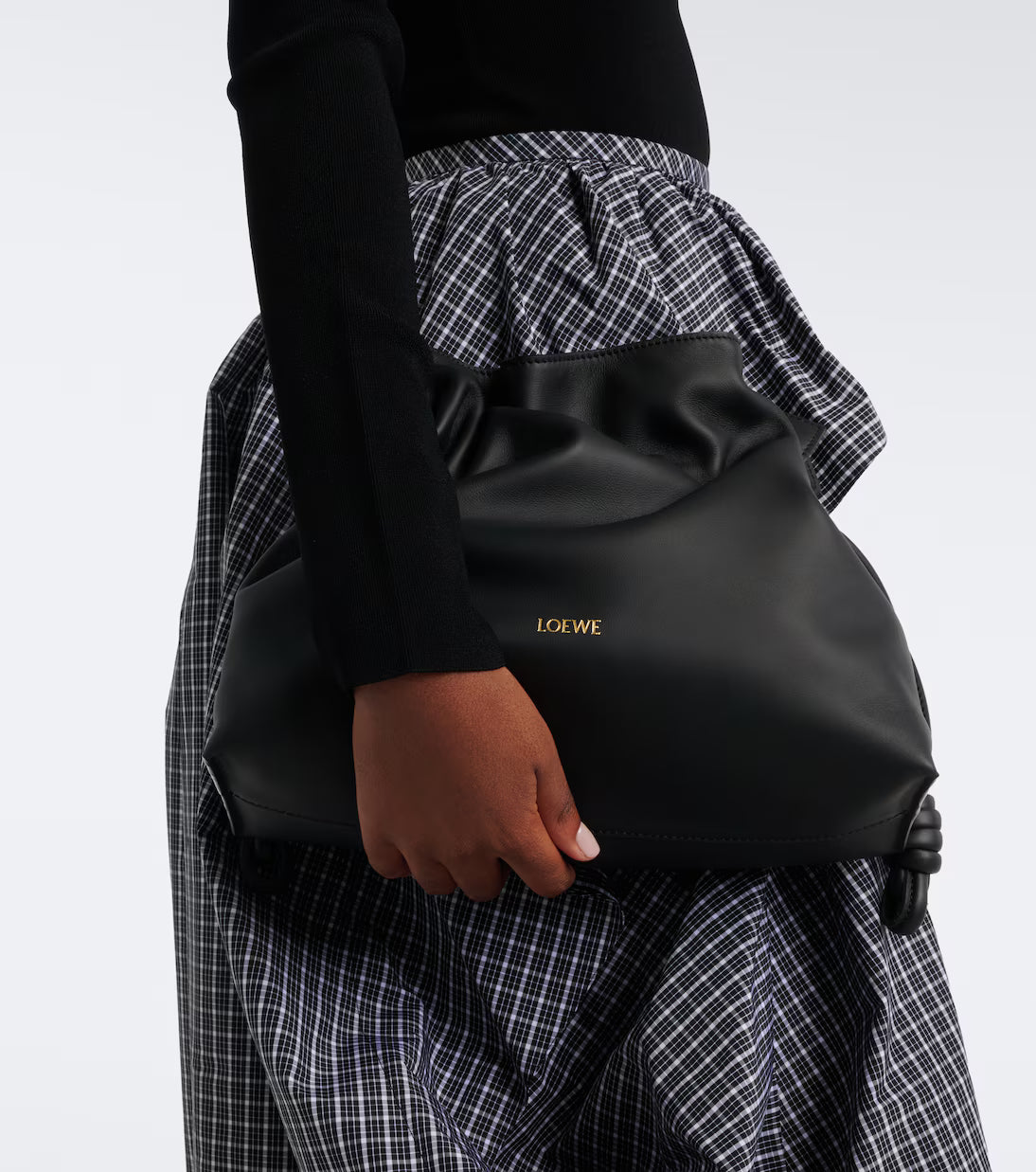 Loewe Flamenco Medium leather clutch