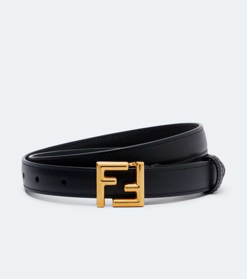 Fendi FF leather belt