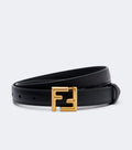 Fendi FF leather belt
