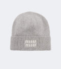 Miu Miu Logo mohair-blend beanie