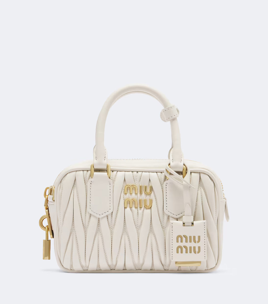 Miu Miu Arcadie Small leather top-handle bag