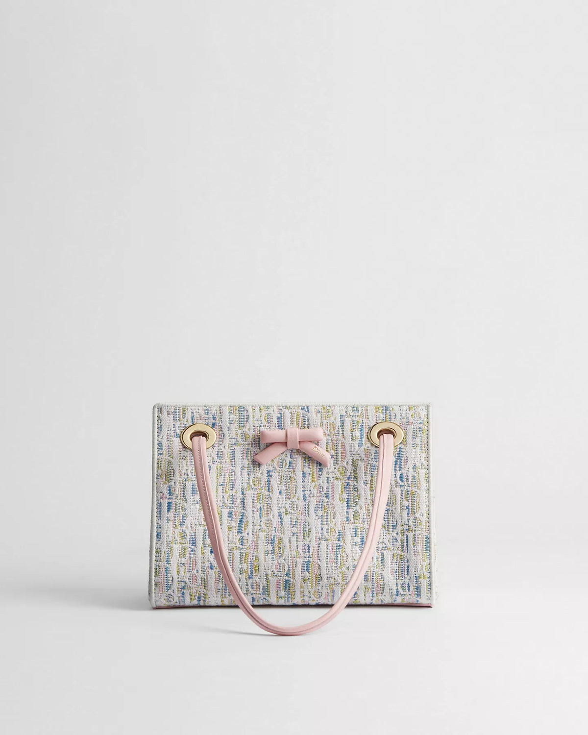 Dior Promenade Mini Shopping Bag Multicolor Dior Oblique Pastel Jacquard