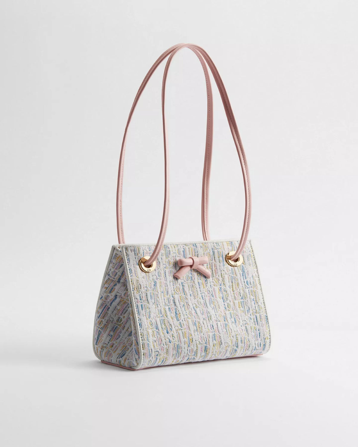 Dior Promenade Mini Shopping Bag Multicolor Dior Oblique Pastel Jacquard